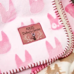Kikis kleiner Lieferservice - Jiji Silhouette Flauschdecke mit Teddyfell