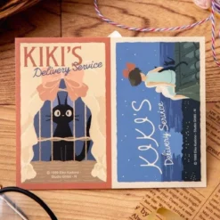 Kikis kleiner Lieferservice Sticker Kiki & Jiji Retro