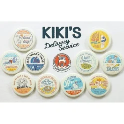 Kikis kleiner Lieferservice Ansteck-Buttons Vintage 6 cm Blind Box Sortiment (10)