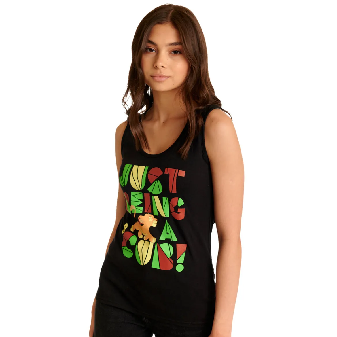 König der Löwen - Just Being A Cub Tank Top Damen schwarz
