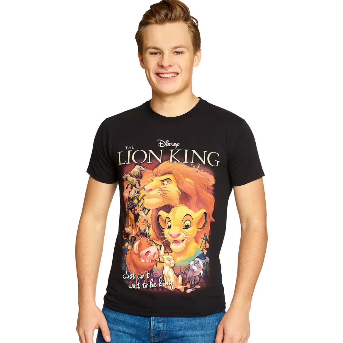 König der Löwen - Poster T-Shirt schwarz
