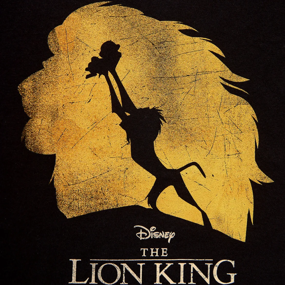 König der Löwen - Silhouette T-Shirt schwarz