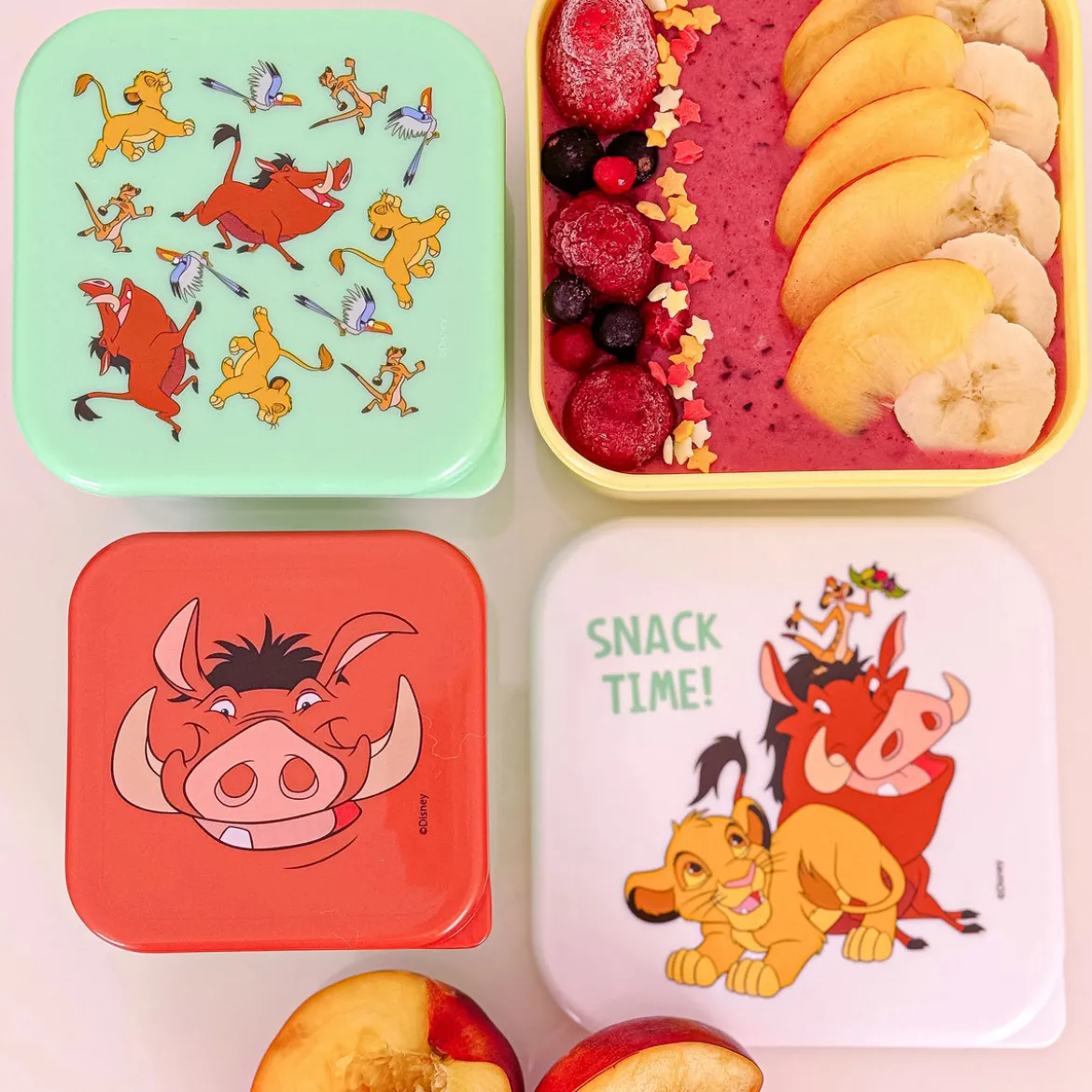 König der Löwen - Simba and Friends Lunchbox 3er Set