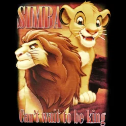 König der Löwen - Simba Next King T-Shirt schwarz