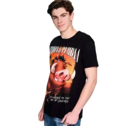 König der Löwen - Timon & Pumbaa T-Shirt schwarz