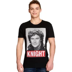 Knight Rider - Michael Knight T-Shirt schwarz