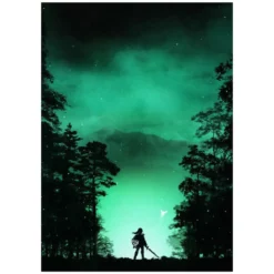 Kokiri Wald Metall Poster für Zelda Fans