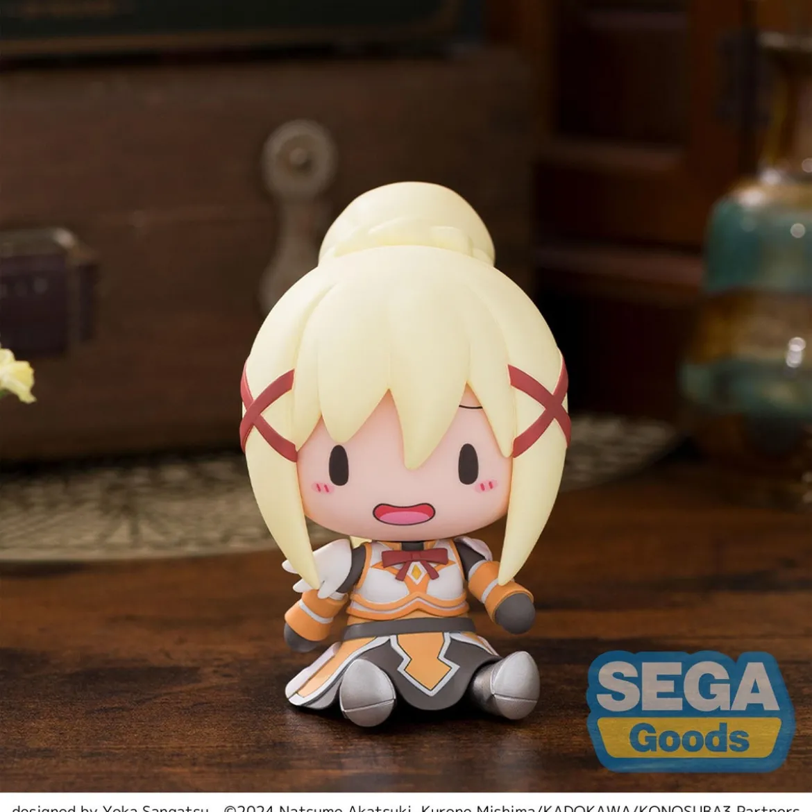 Konosuba Gods blessing on this wonderful world! 3 Fuwa Petit Chibi Figur Darkness 8 cm