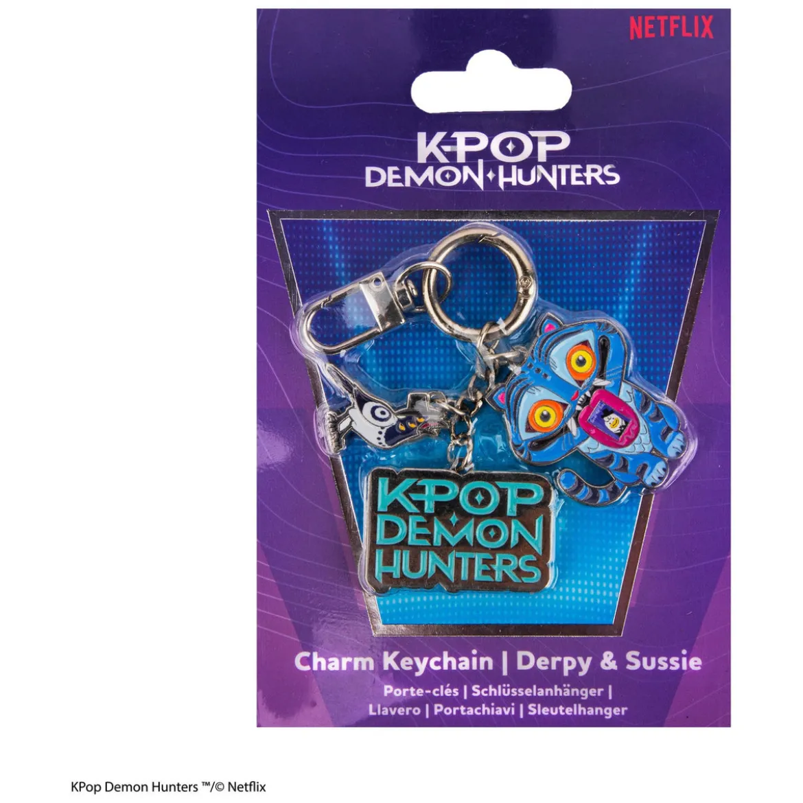 KPop Demon Hunters Charm-Schlüsselanhänger Derpy & Sussie