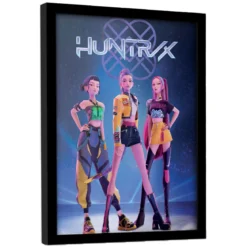 KPop Demon Hunters Collector Print Poster im Rahmen Huntrix