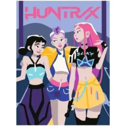KPop Demon Hunters CreArt Malen nach Zahlen Malset Huntrix