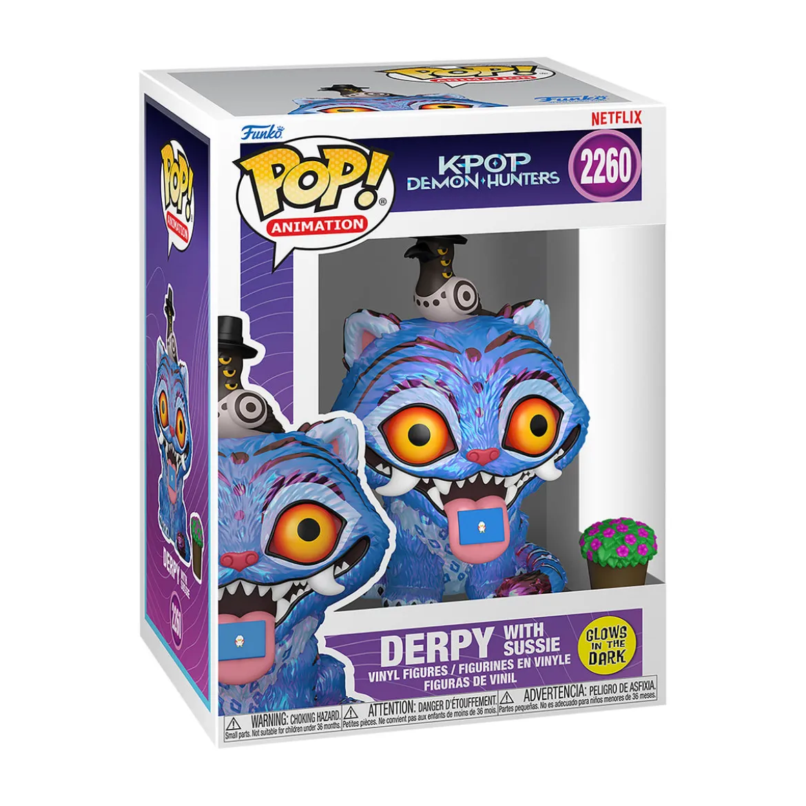 KPop Demon Hunters - Derpy mit Sussie Glow in the Dark Funko Pop Figur