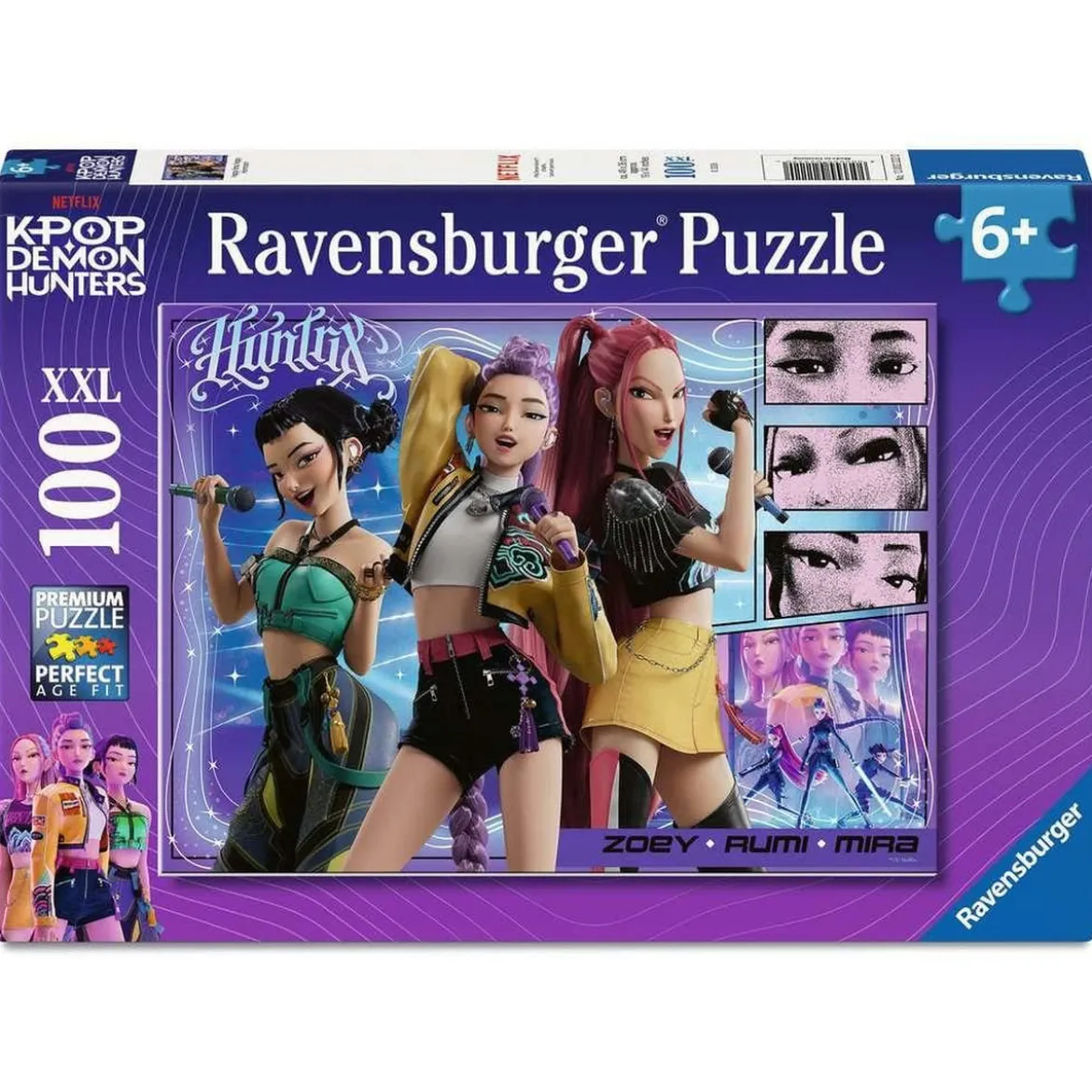 KPop Demon Hunters Kinderpuzzle Happy fans, happy Honmoon! (100 Teile XXL)