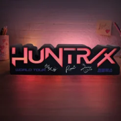 KPop Demon Hunters Lampe Huntr/x Logo