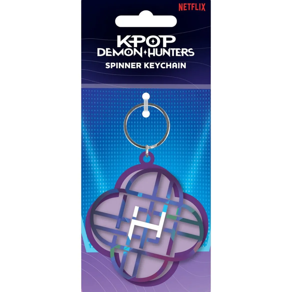 KPop Demon Hunters Metall Schlüsselanhänger Spinner Huntrix