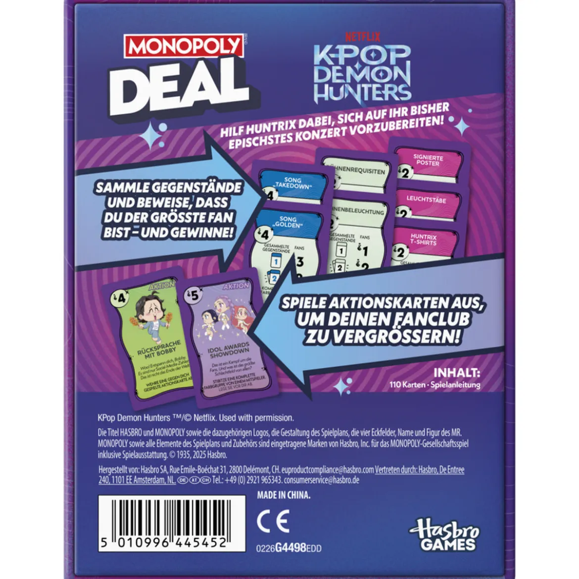 KPop Demon Hunters - Monopoly Deal
