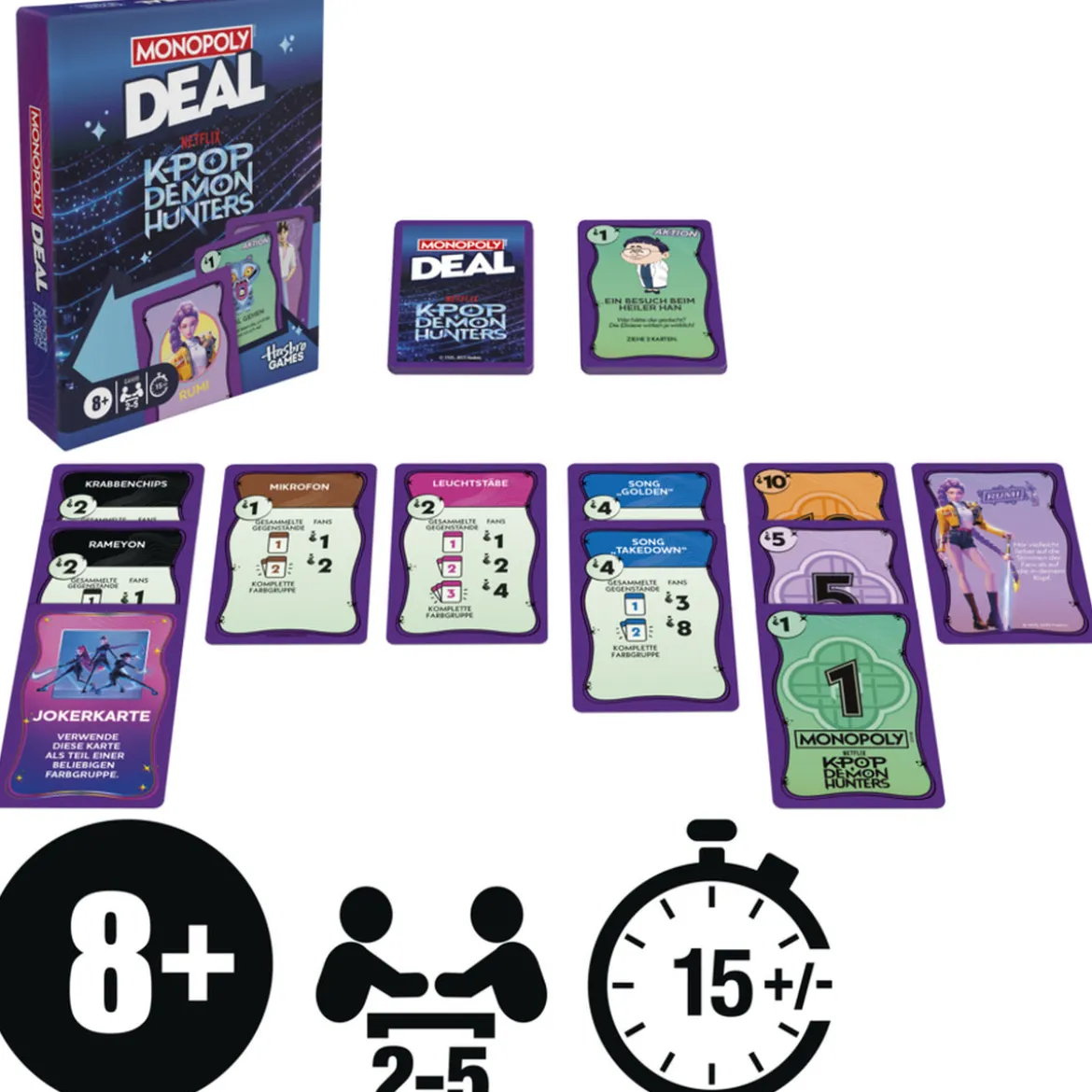 KPop Demon Hunters - Monopoly Deal