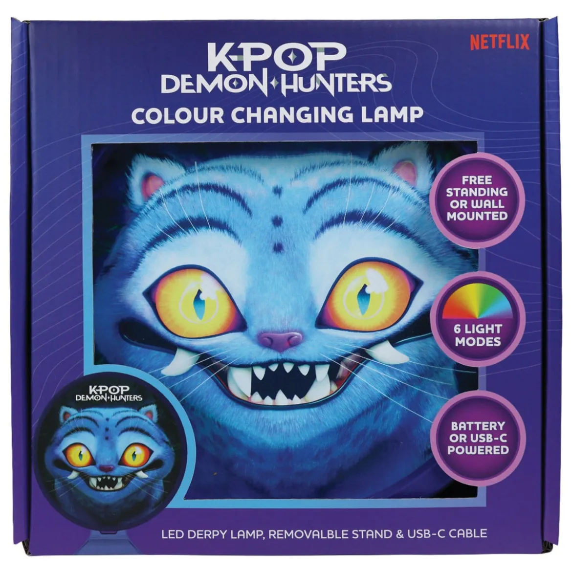 KPop Demon Hunters Mood Light-Lampe mit USB-C Derpy 11cm