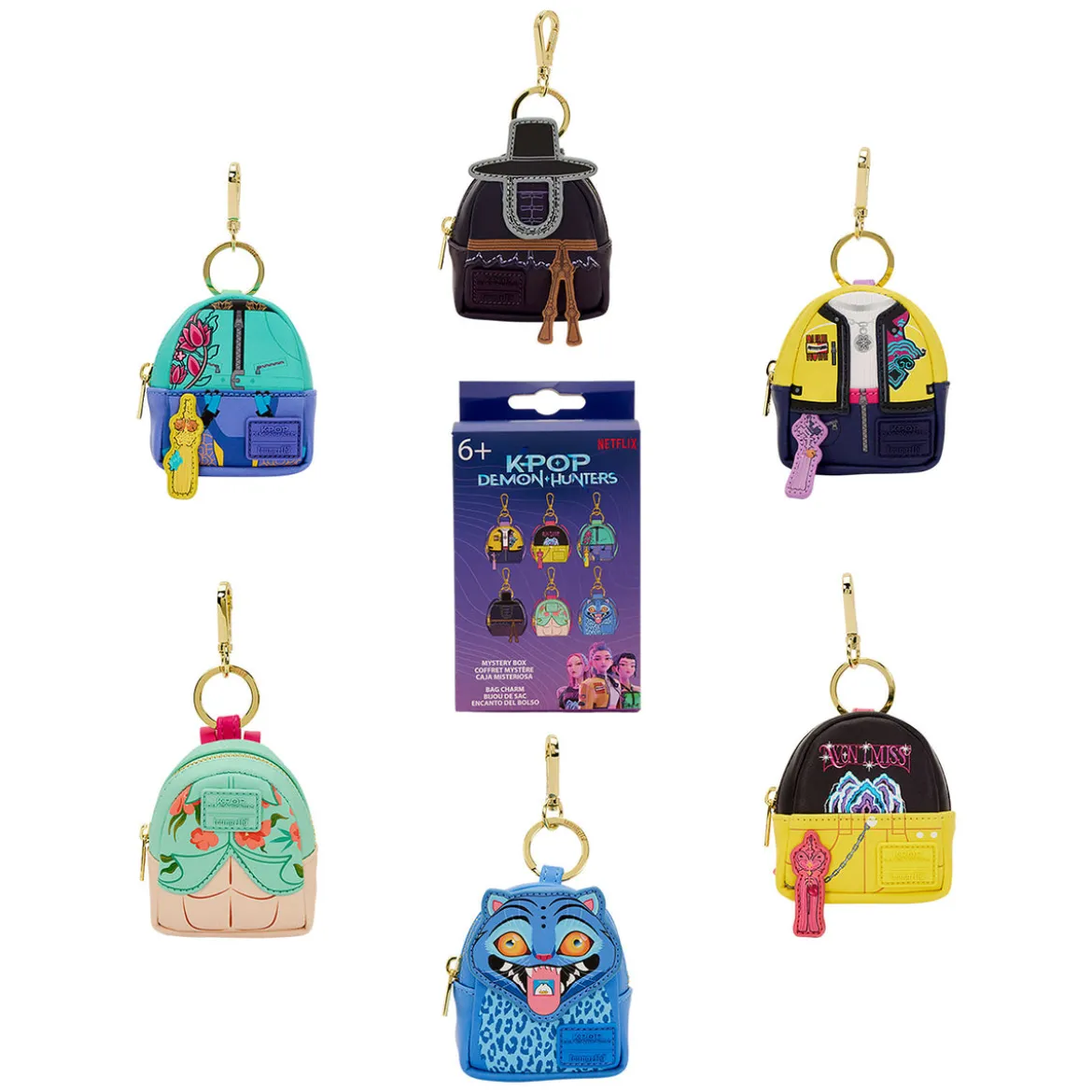 KPop Demon Hunters - Mystery Mini Rucksack Anhänger Funko Loungefly