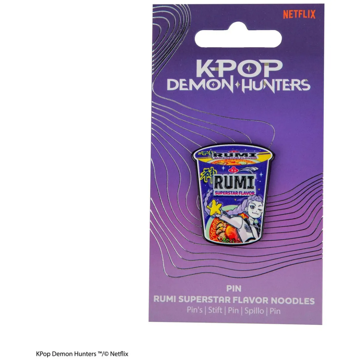 KPop Demon Hunters Pin Rumi Superstar Flavor Noodles