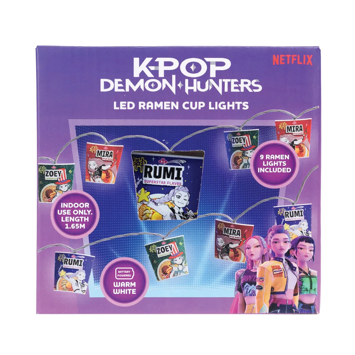 KPop Demon Hunters - Ramen Lichterkette
