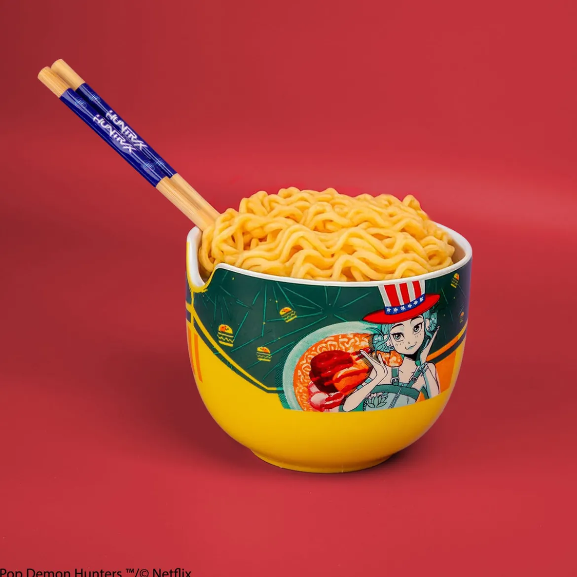 KPop Demon Hunters Ramen-Schüssel mit Stäbchen Zoey
