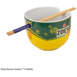 KPop Demon Hunters Ramen-Schüssel mit Stäbchen Zoey