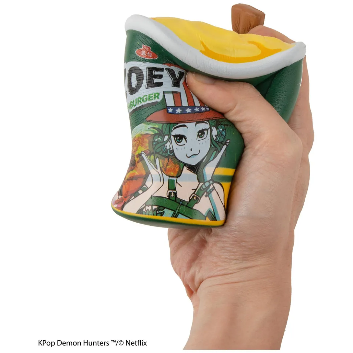 KPop Demon Hunters Squishy Anti-Stress Figur Zoey Hamburger
