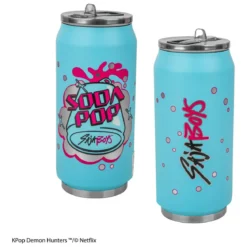 KPop Demon Hunters Thermobecher mit Strohhalm Soda Pop Can