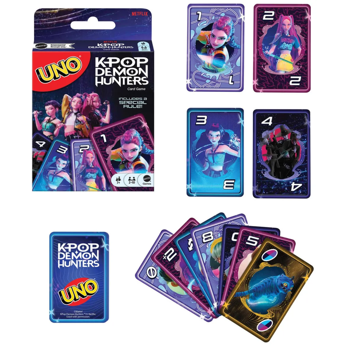 KPop Demon Hunters UNO Kartenspiel