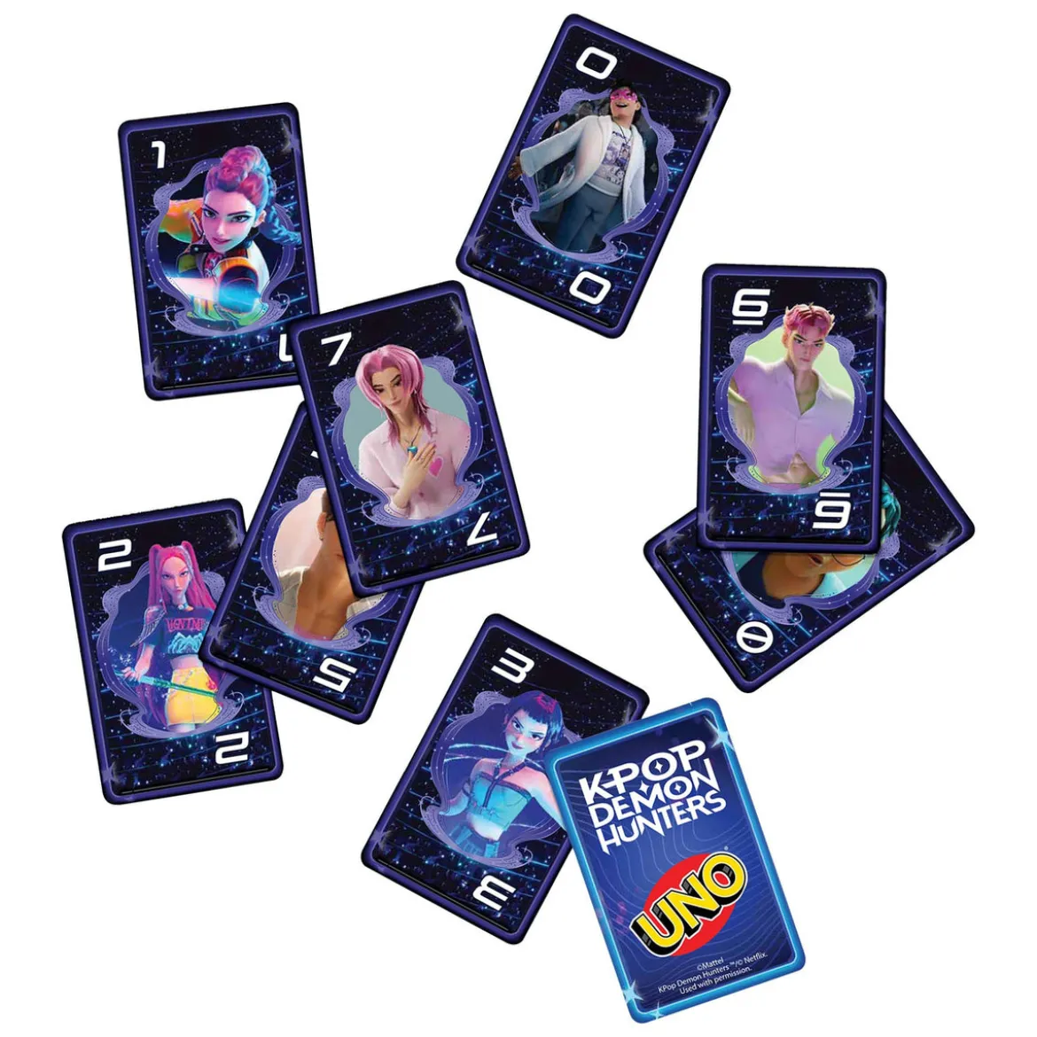KPop Demon Hunters UNO Kartenspiel