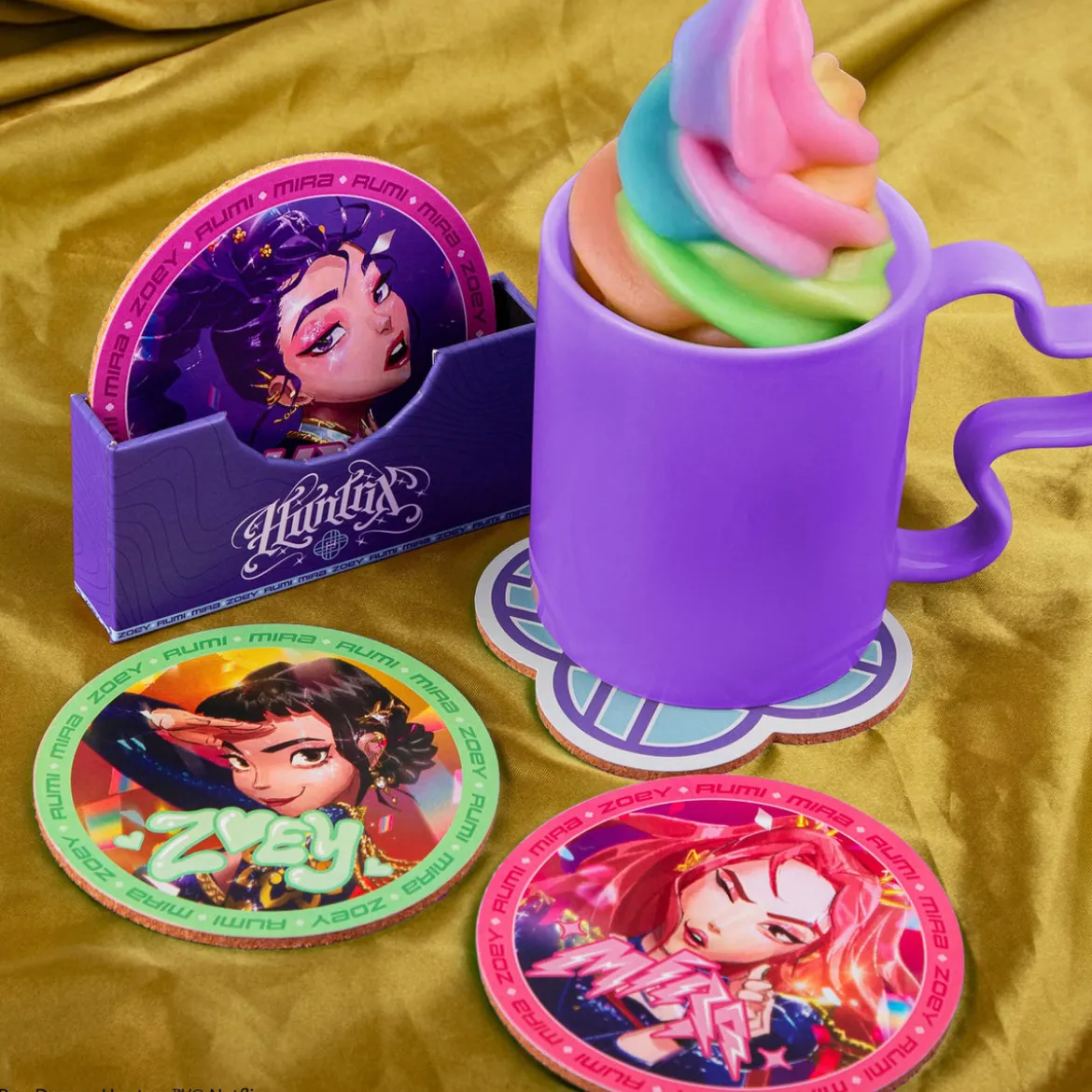 KPop Demon Hunters Untersetzer-Set (4 Stk.) HUNTR/X