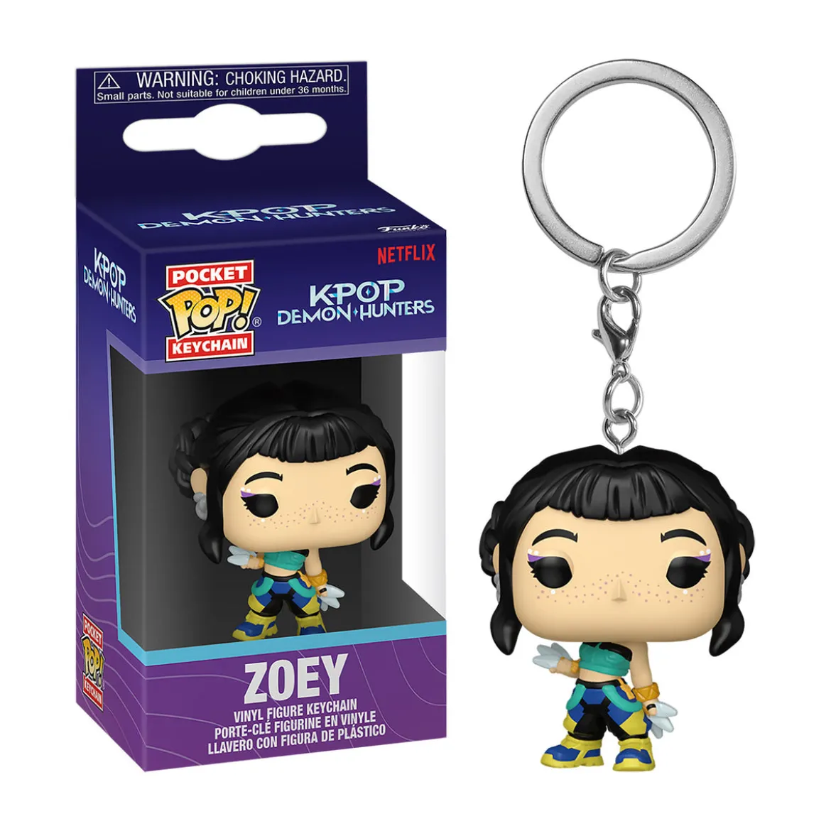 KPop Demon Hunters - Zoey Funko Pop Schlüsselanhänger