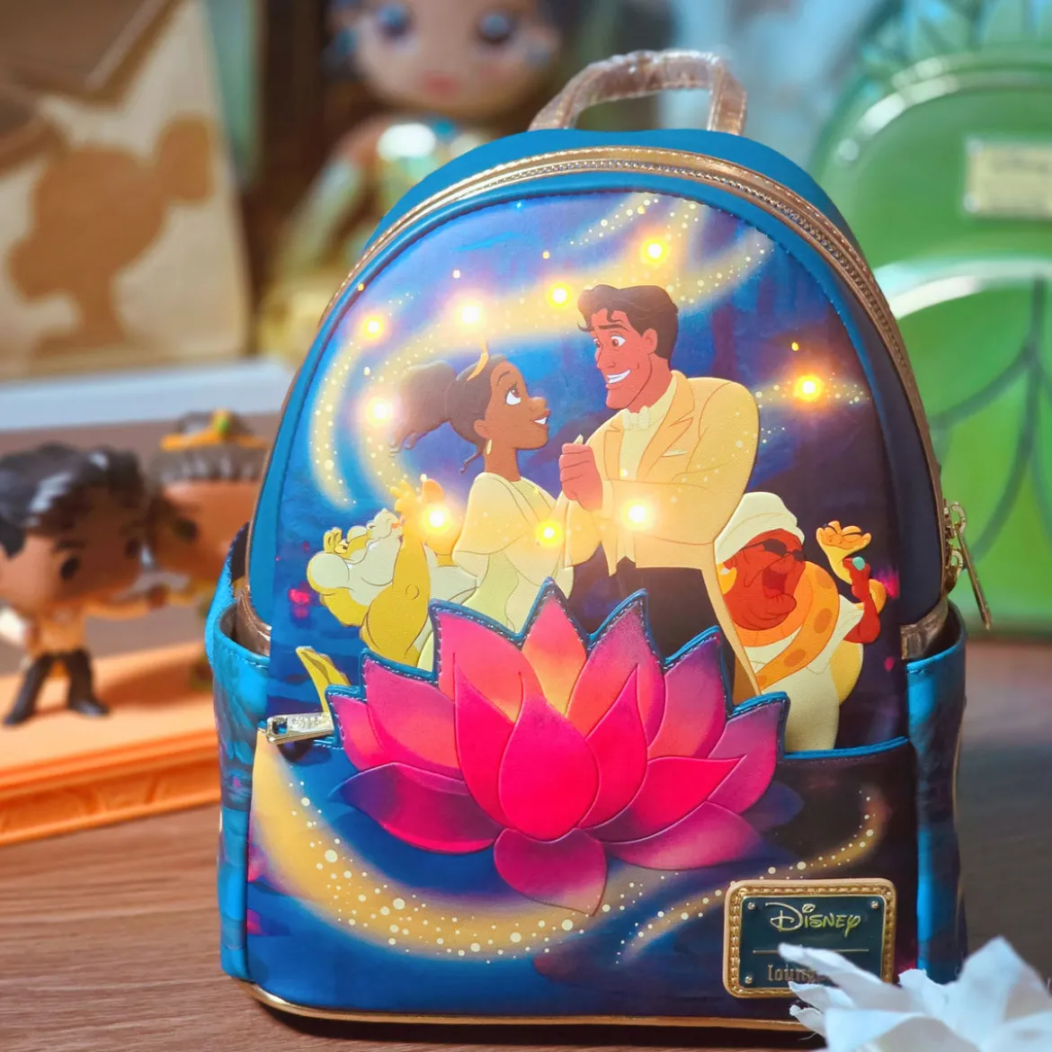 Küss den Frosch - Mini Rucksack mit Licht