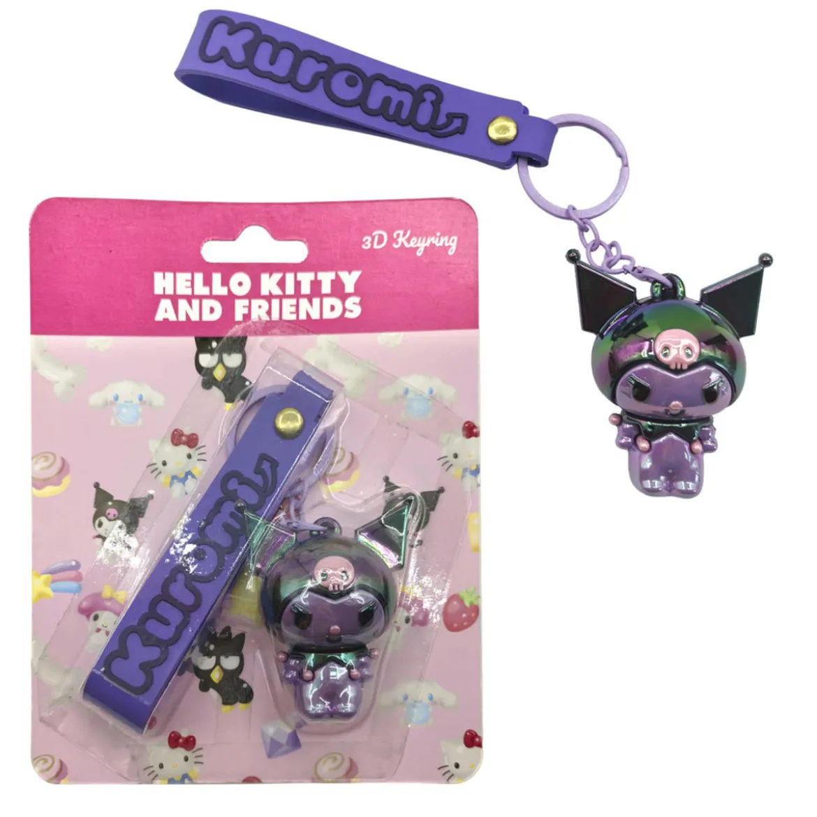 Kuromi Schlüsselanhänger - Hello Kitty