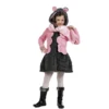 Lady Maus - Kostüm Kinder pink grau