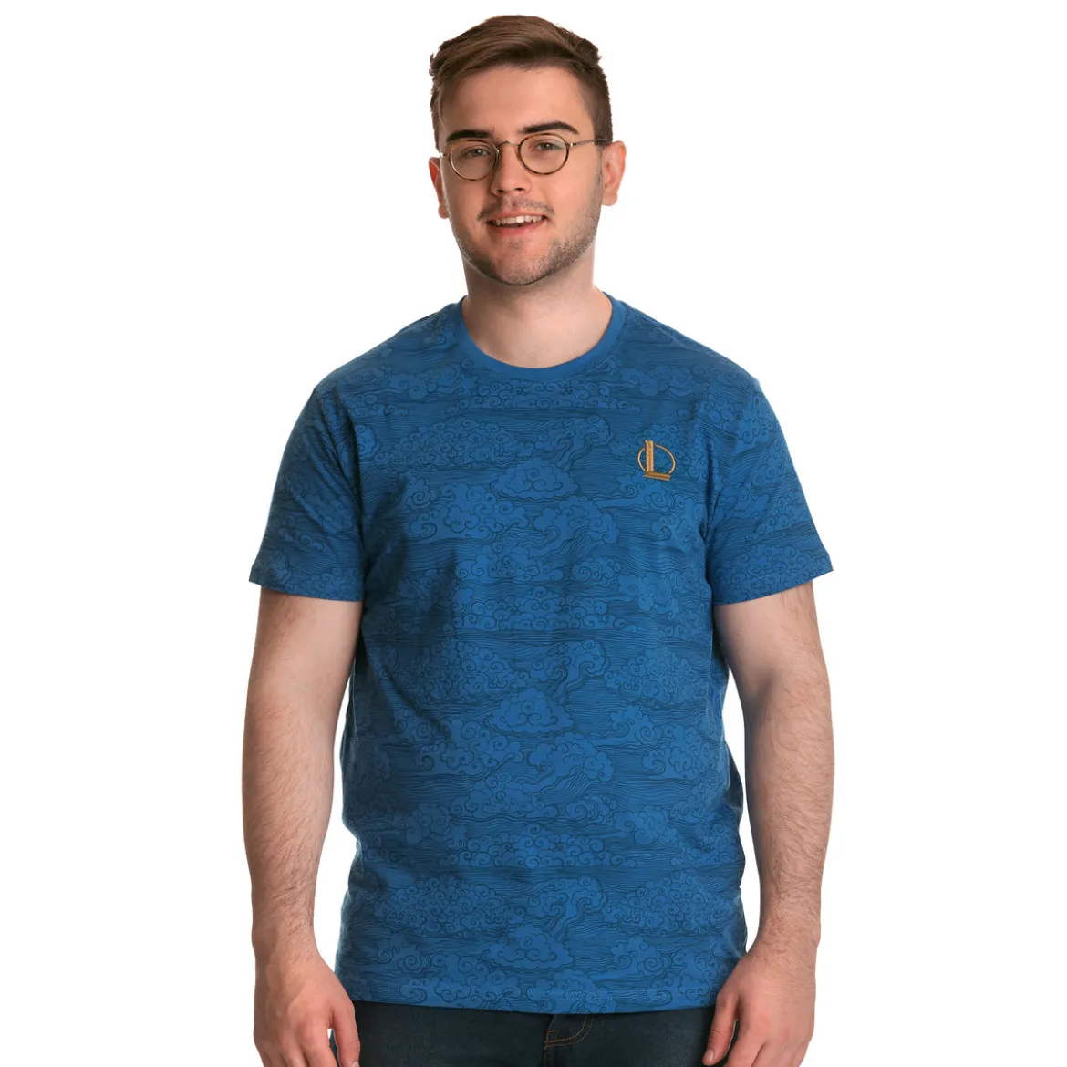 League of Legends - Logo T-Shirt blau