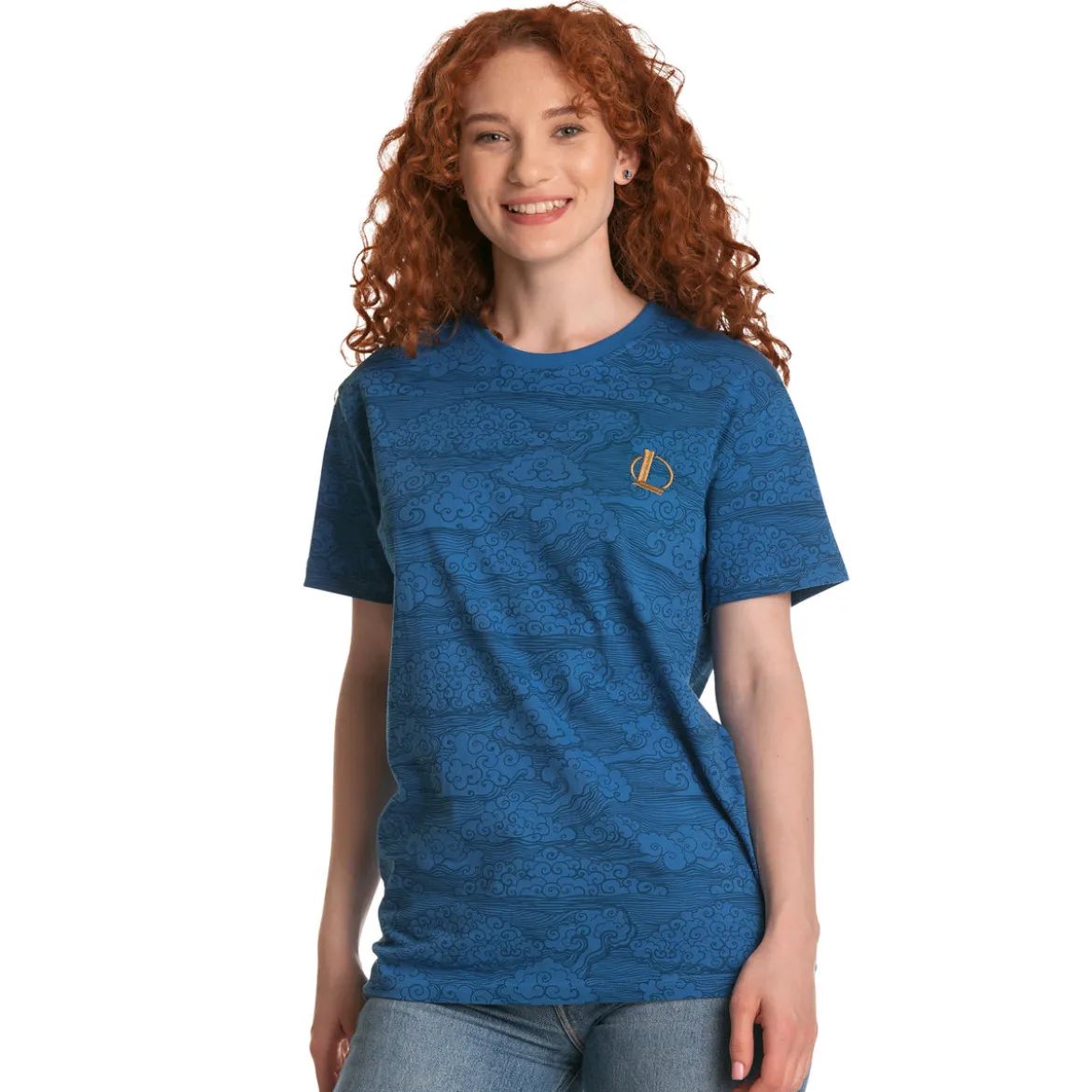 League of Legends - Logo T-Shirt blau