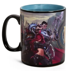 League of Legends - Team Blau vs Team Rot Thermoeffekt Tasse