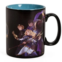 League of Legends - Team Blau vs Team Rot Thermoeffekt Tasse