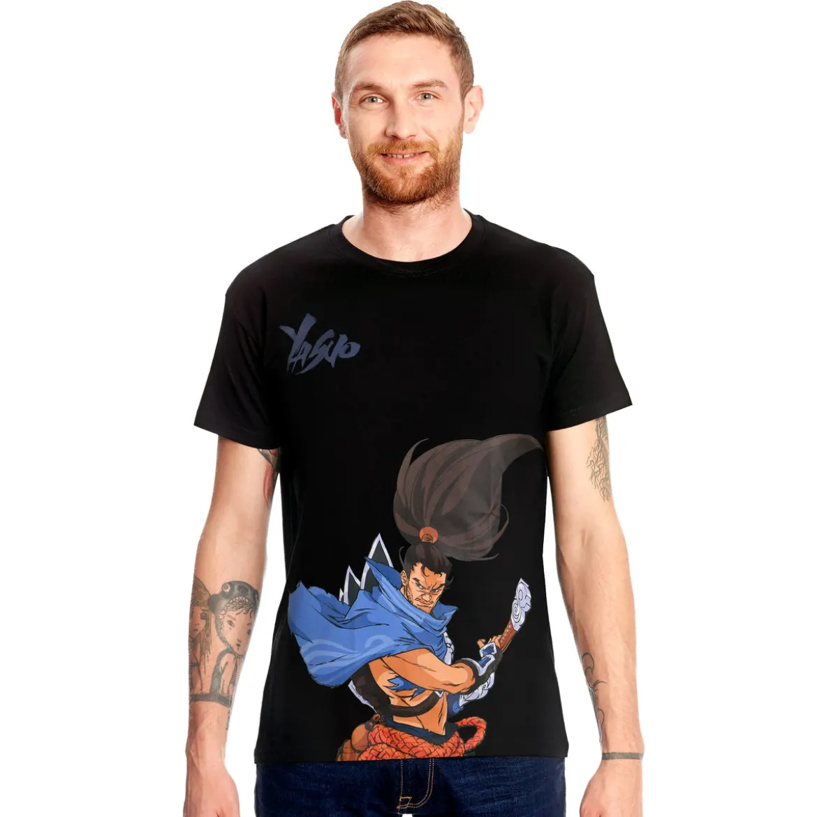 League of Legends - Yasuo T-Shirt schwarz