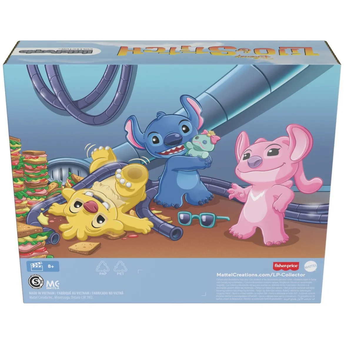 Lilo & Stitch Little People Collector Minifiguren 3er-Pack Stitch & The Cousins 7 cm