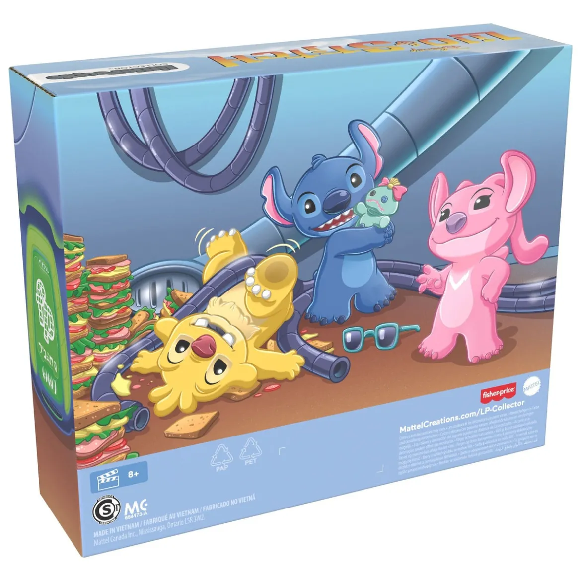 Lilo & Stitch Little People Collector Minifiguren 3er-Pack Stitch & The Cousins 7 cm