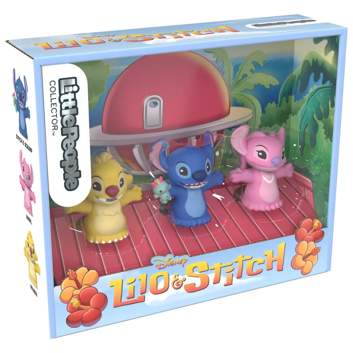 Lilo & Stitch Little People Collector Minifiguren 3er-Pack Stitch & The Cousins 7 cm