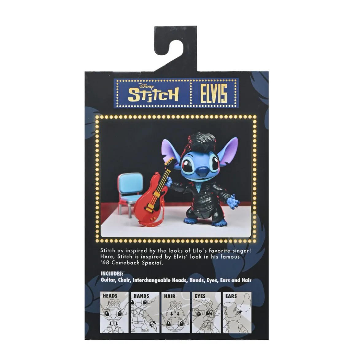 Lilo & Stitch Actionfigur Ultimate Singer Elvis Stitch 7 cm