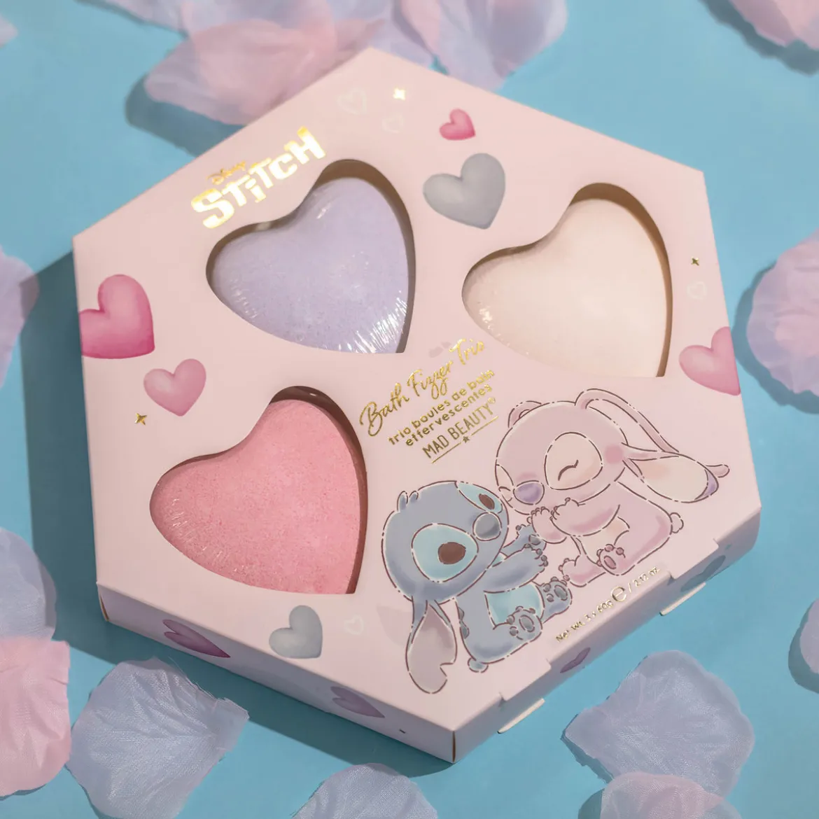 Lilo & Stitch - Angel und Stitch Badefizzer 3er Set