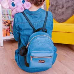 Lilo & Stitch - Angel und Stitch Mini Rucksack blau
