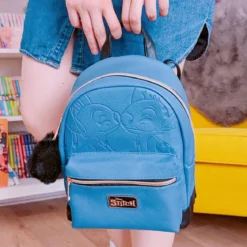 Lilo & Stitch - Angel und Stitch Mini Rucksack blau