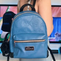 Lilo & Stitch - Angel und Stitch Mini Rucksack blau