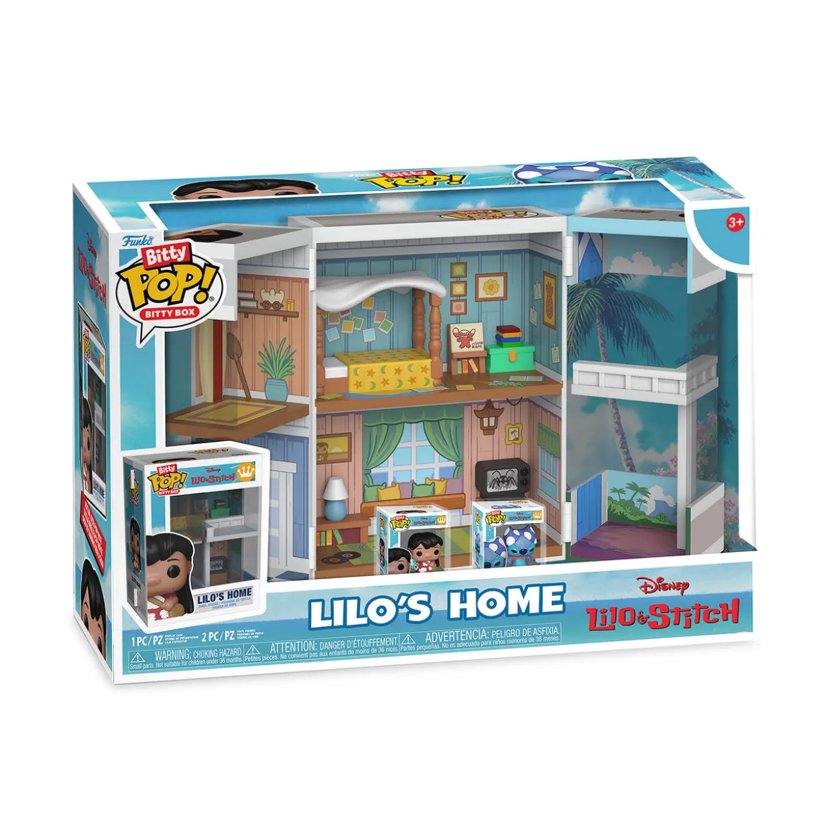 Lilo & Stitch - Lilos Home Funko Bitty Pop Display mit 2 Figuren